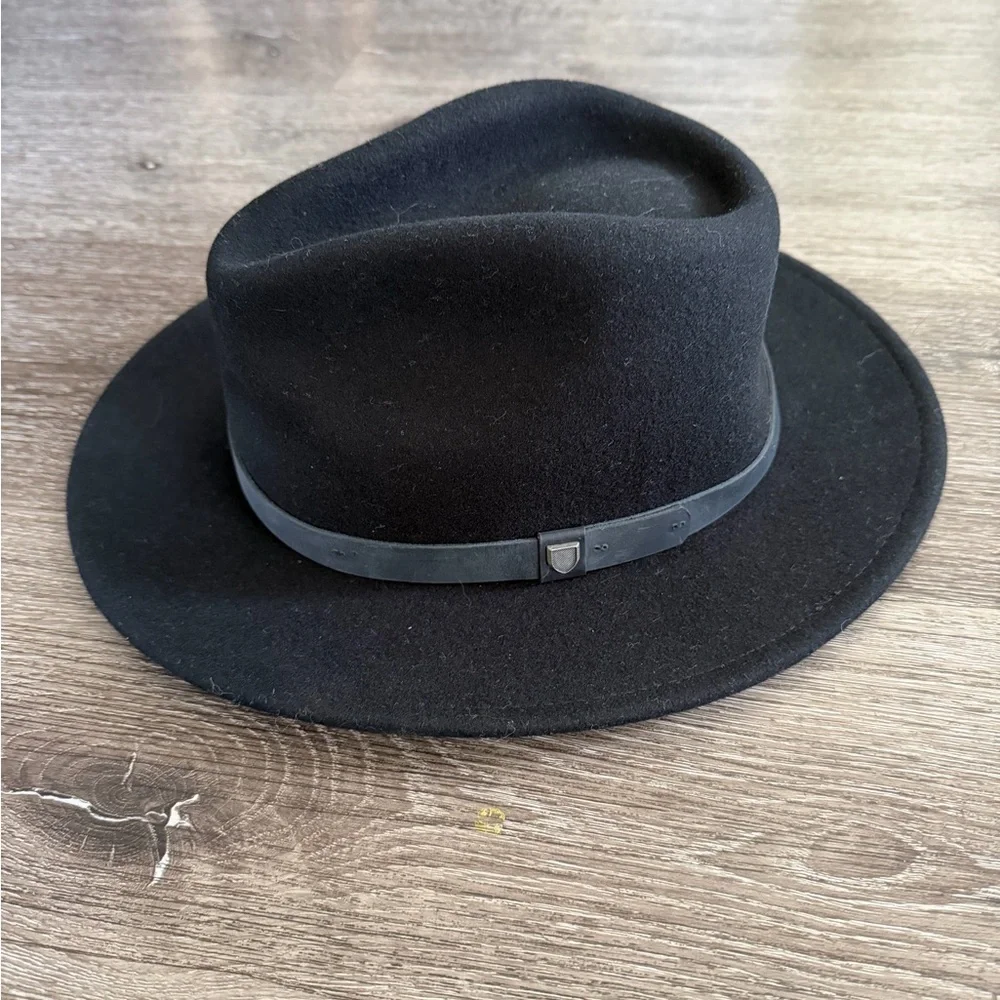 Brixton Black Wool Fedora